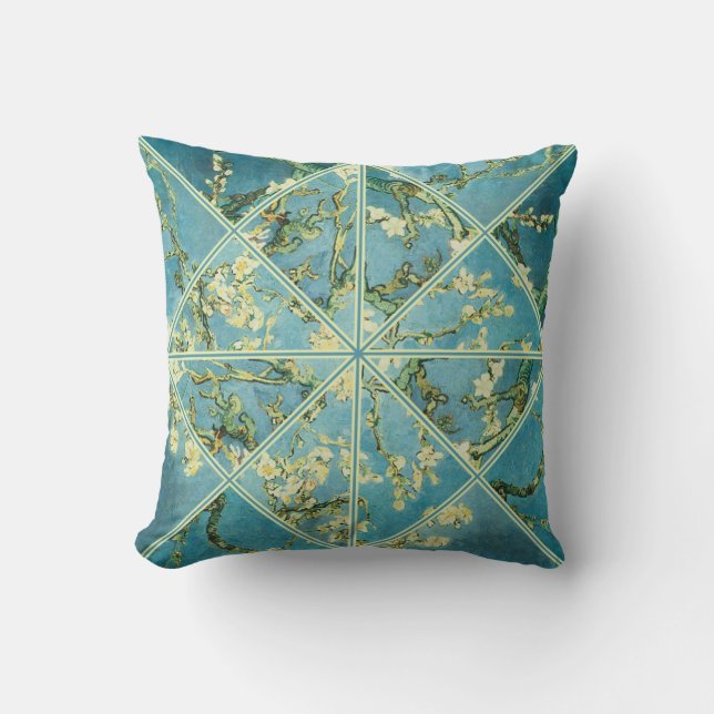 Van Gogh Almond Tree Coussin fracturé (Recto)