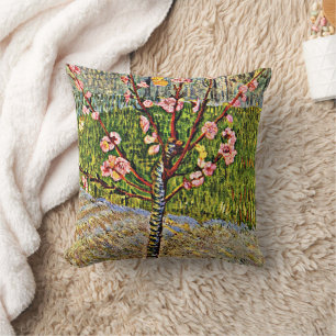 Van Gogh - Almond Tree in Blossom, Throw Pillow