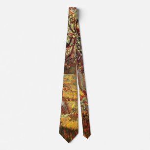 Van Gogh Apricot Tree in Blossom, Vintage Fine Art Tie
