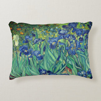 Van Gogh Art Irises Accent Pillow