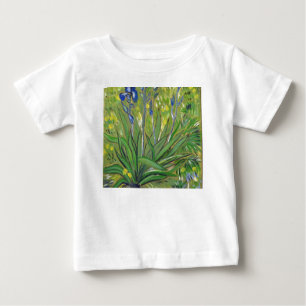 Van Gogh art Irises, acrylic reproduction Baby T-Shirt