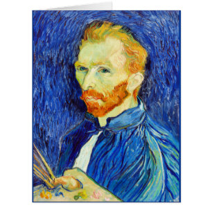Van Gogh - Autoportrait, 1889 (pinceaux et chevale