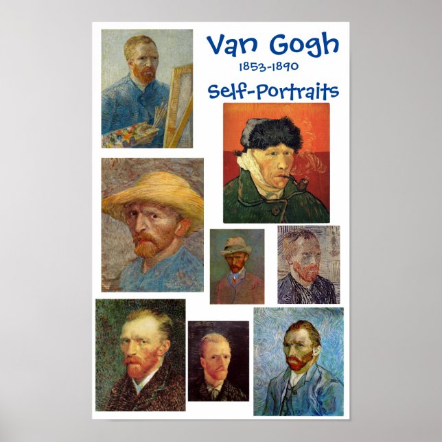 Van Gogh, Autoportraits, Poster (Devant)