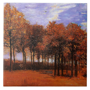 Van Gogh - Autumn Landscape Tile