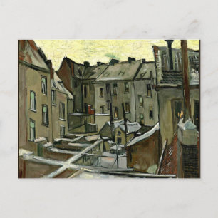 Van Gogh - Backyards in Antwerp Postcard