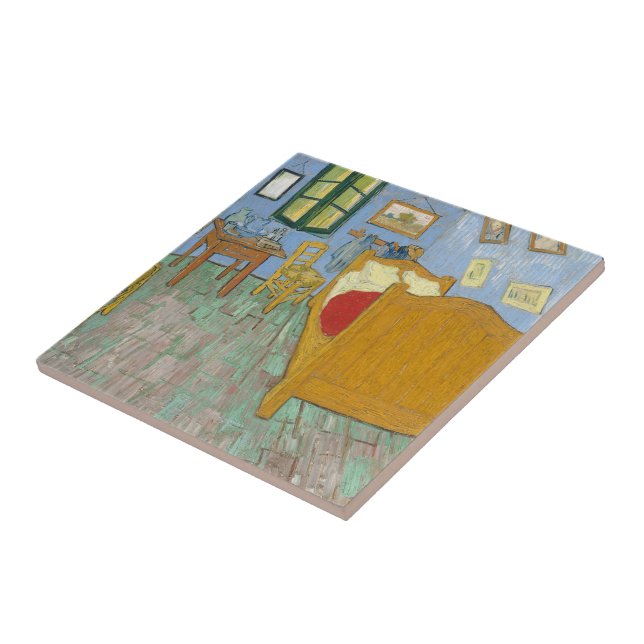 Van Gogh Bedroom in Arles - Classic Yellow & Blue Tile (Side)