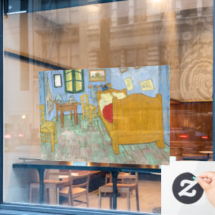 Van Gogh Bedroom in Arles - Classic Yellow & Blue Window Cling