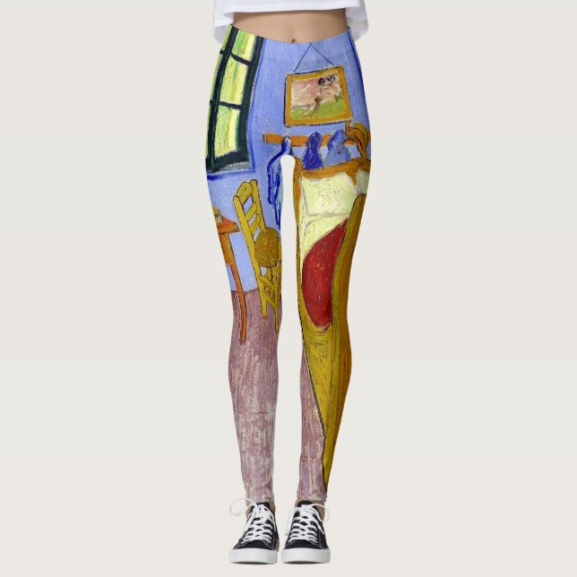 Van Gogh Bedroom in Arles Leggings (Front)