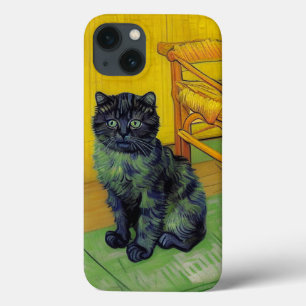 Van Gogh Black Cat iPhone 13 Case