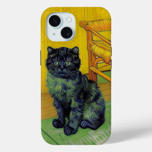Van Gogh Black Cat iPhone 15 Case