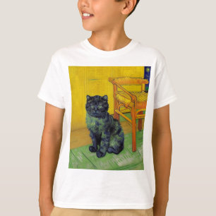 Van Gogh Black Cat T-Shirt