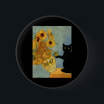 Van Gogh Black Cat With Sunflowers 8647 Subtle Res<br><div class="desc">Van Gogh Black Cat With Sunflowers 8647 Subtle Resist Trump 1</div>