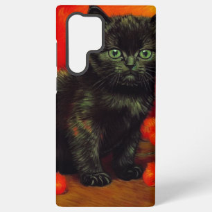 Van Gogh Black Kitten Samsung Galaxy Case