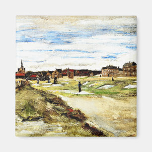 Van Gogh - Bleaching Ground at Scheveningen,  Magnet
