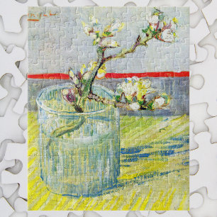 Van Gogh Blossoming Almond Branch in a Glass Jigsaw Puzzle