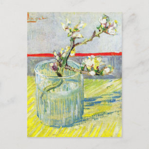 Van Gogh Blossoming Almond Branch in a Glass Postcard