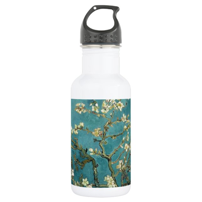 Van Gogh - Blossoming Almond Tree 532 Ml Water Bottle (Front)