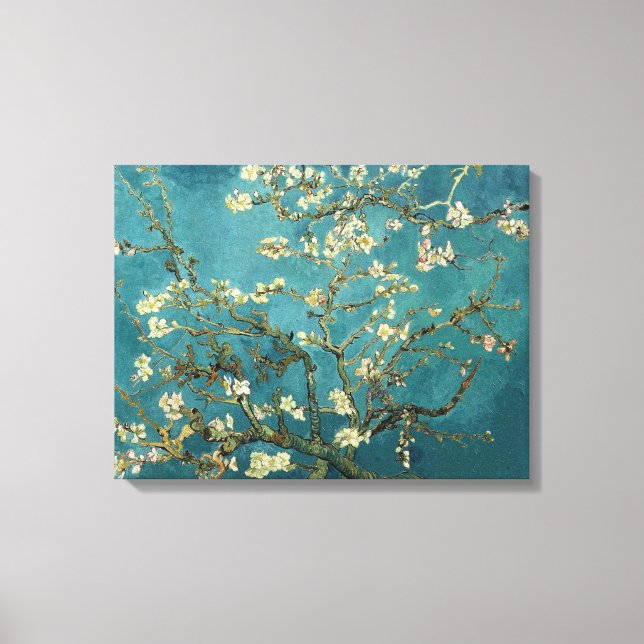 Van Gogh Blossoming Almond Tree Canvas (Front)