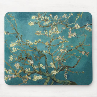 Van Gogh Blossoming Almond Tree Mouse Pad