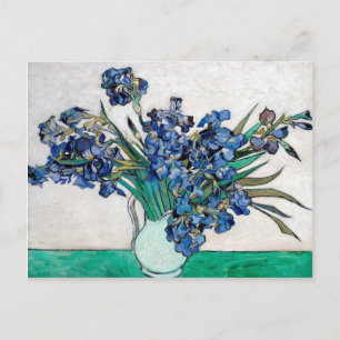 Van Gogh Blue Irises Postcard