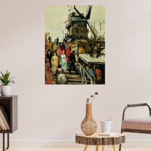 Van Gogh - Blute-Fin Mill Poster