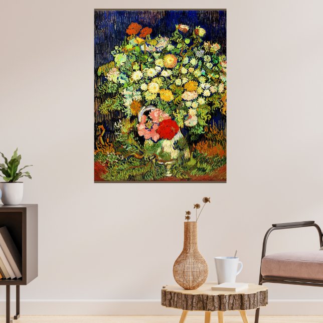 Van Gogh - Bouquet of Flowers in a Vase Poster (Living Room 3)