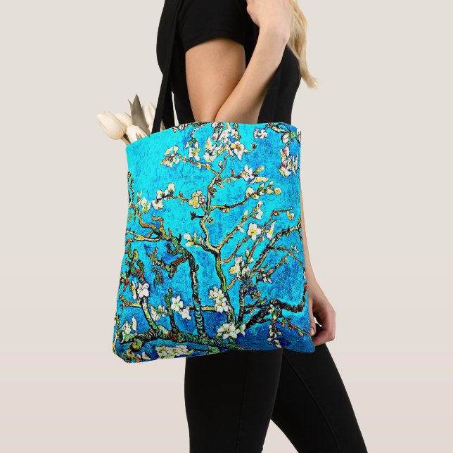 Van Gogh - Branches with Almonds Tote Bag (Close Up)