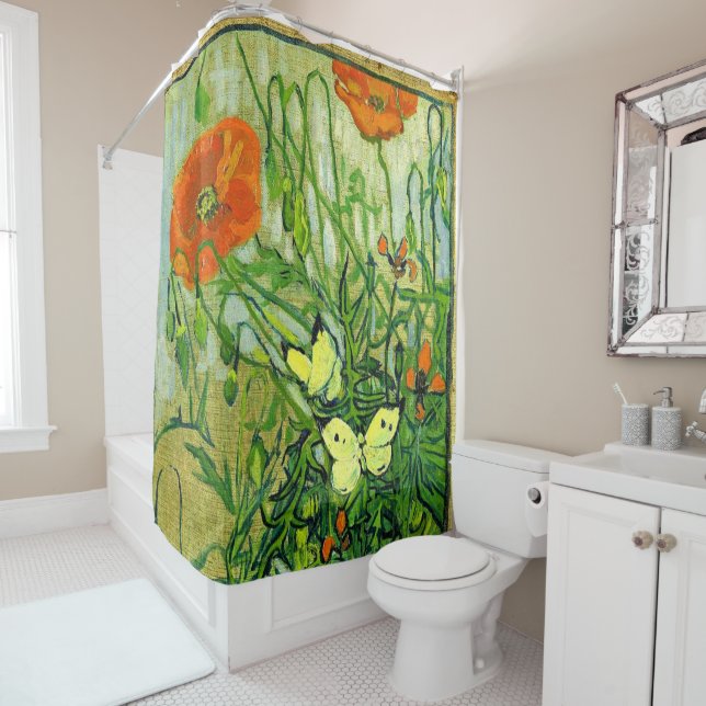 Van Gogh - Butterflies and Poppies (In Situ)
