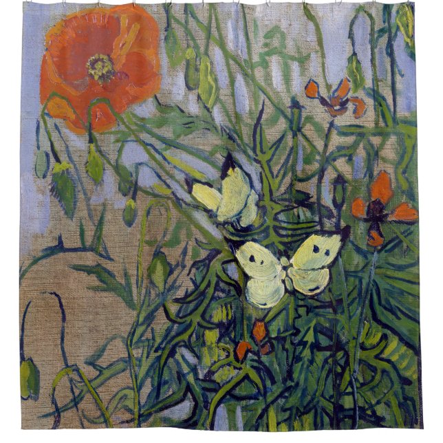 Van Gogh Butterflies and Poppies, Floral Butterfly (Front)