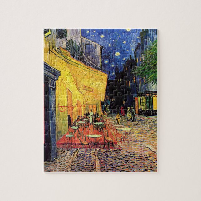 van Gogh - Cafe Terrace at Night (1888) Jigsaw Puzzle (Vertical)
