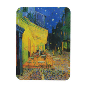 Van Gogh   Cafe Terrace at Night   1888 Magnet