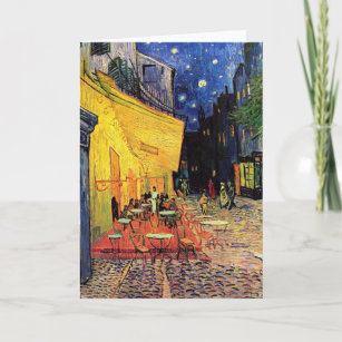 Van Gogh Cafe Terrace At Night Card