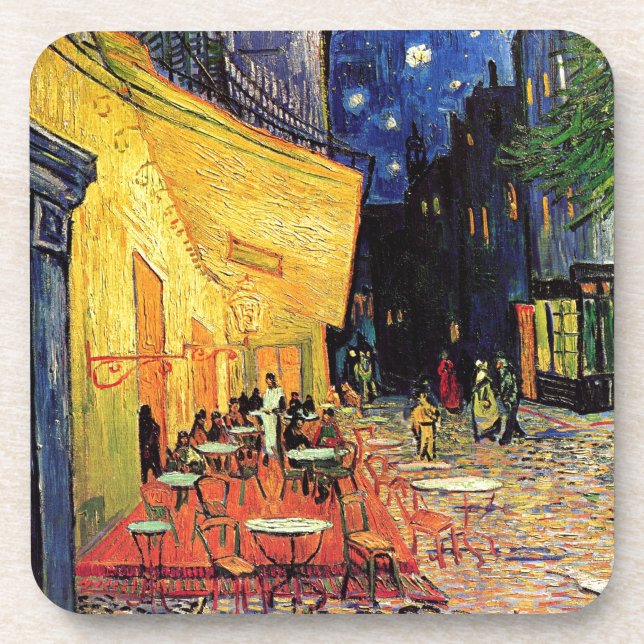 Van Gogh Cafe Terrace At Night Coaster (Front)