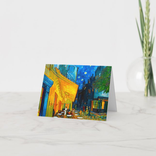 Van Gogh Café Terrace at Night Invitation (Front)