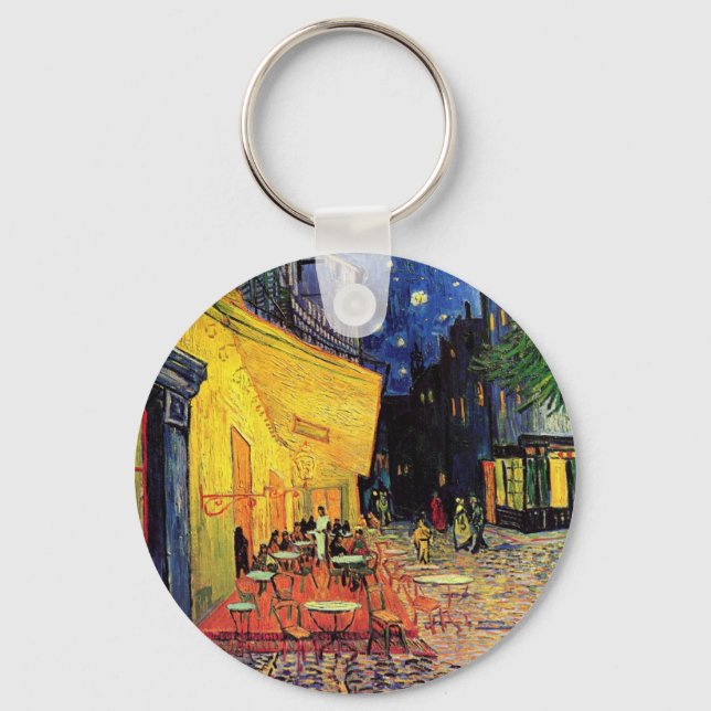 Van Gogh Cafe Terrace At Night Keychain (Front)