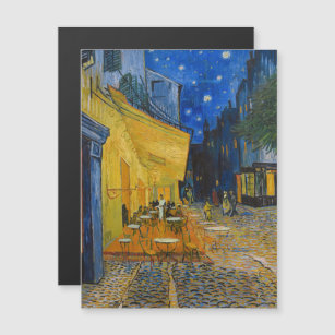 Van Gogh - Cafe Terrace at Night Magnetic Card 