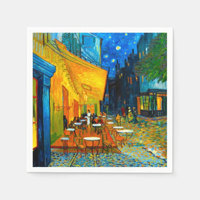 Van Gogh Café Terrace at Night Napkin (Front)