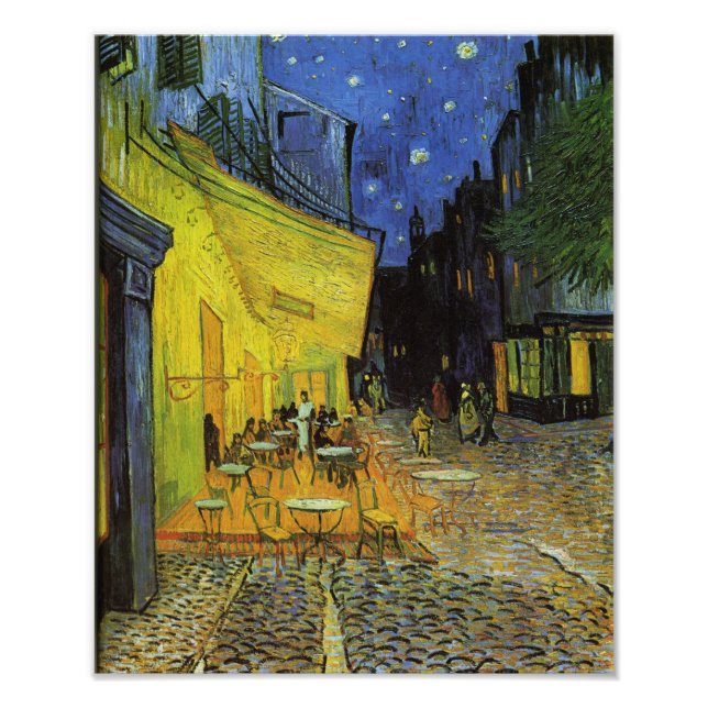 Van Gogh; Cafe Terrace at Night Photo Print (Front)