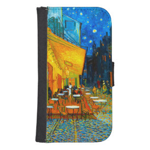 Van Gogh Café Terrace at Night Samsung S4 Wallet Case
