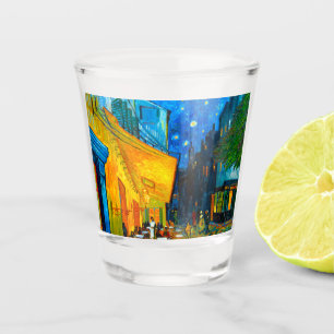 Van Gogh Café Terrace at Night Shot Glass
