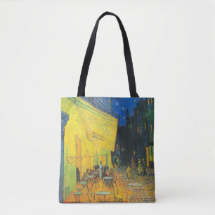 Van Gogh Cafe Terrace French Street Scene Tote Bag