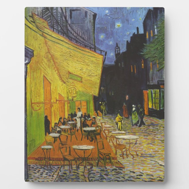 Van Gogh Cafe Terrace Post-Impressionist Plaque (Front)
