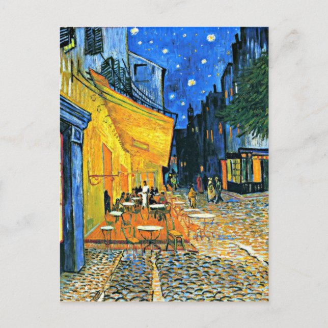 Van Gogh - Cafe Terrace Postcard (Front)