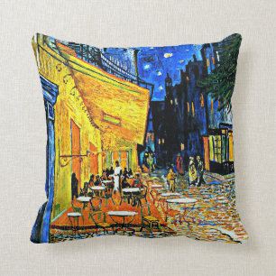 Van Gogh - Cafe Terrace Throw Pillow