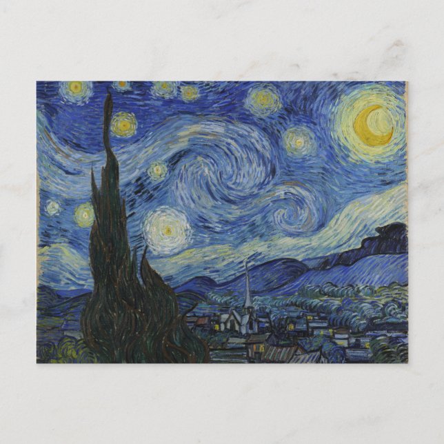 Van Gogh - Carte postale Starry Night (Devant)