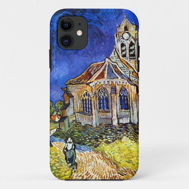 Van Gogh Church At Auvers Case-Mate iPhone Case (Back)