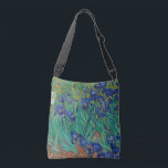 Van Gogh Collection Irises Crossbody Bag<br><div class="desc">Functional art from our favourite artist.
Irises by Van Gogh 1889
Design on both sides.</div>