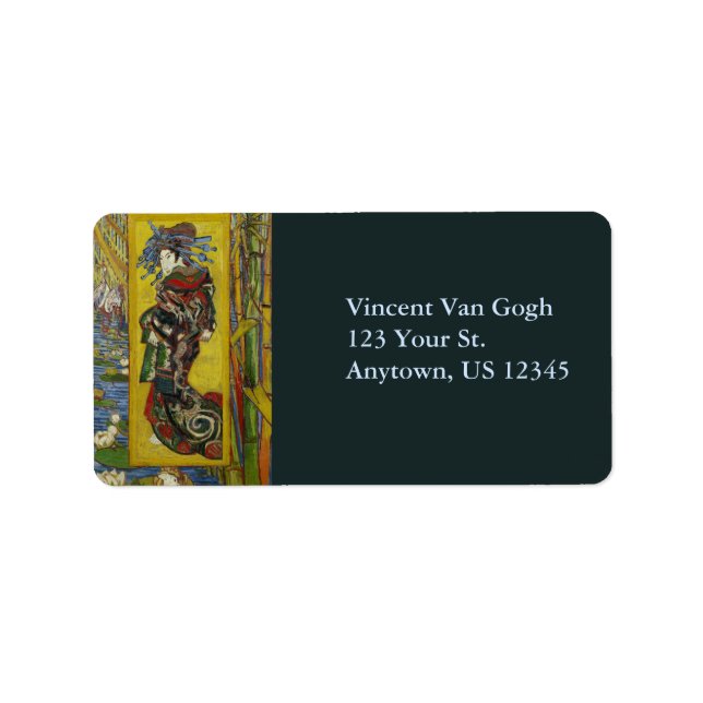 Van Gogh Courtesan after Eisen Label (Front)