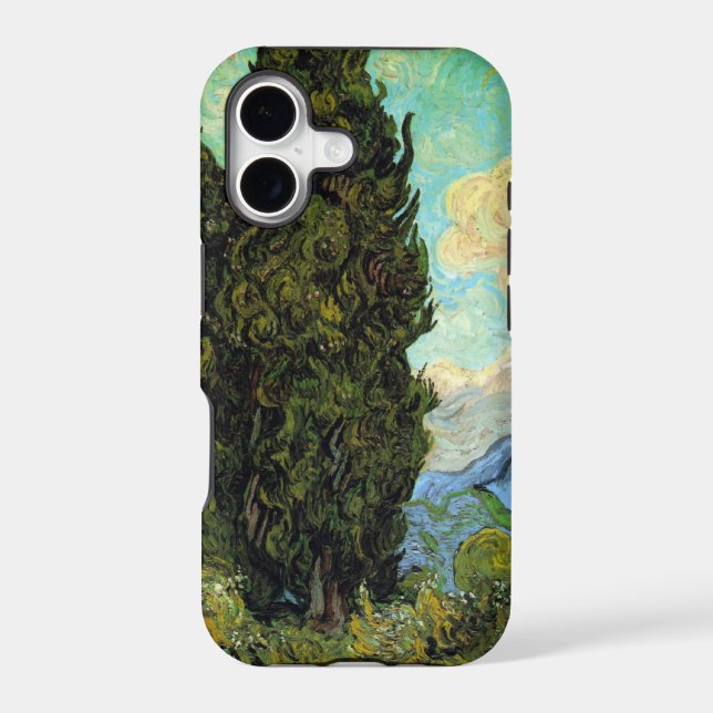 Van Gogh Cypresses (Back)