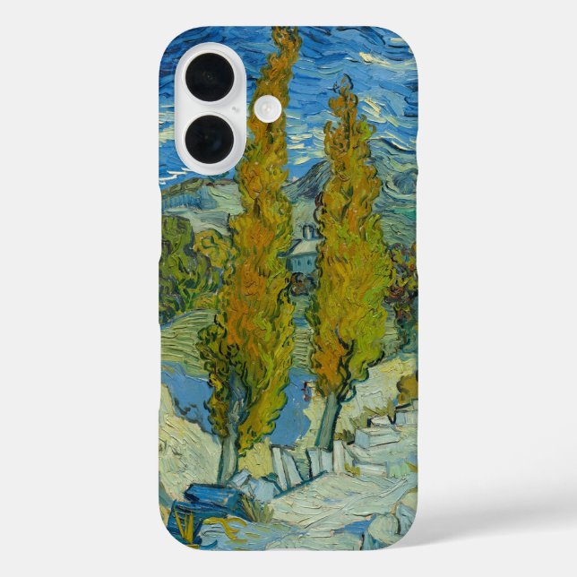 Van Gogh Cypresses - Swirling Blue Sky Art Case-Mate iPhone Case (Back)